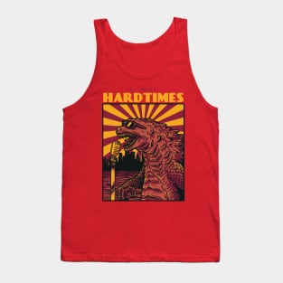Hard Times - "Monster Blues Vocals" Godzilla King of the Monsters Lover Sings the Blues Tank Top